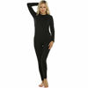Picture of ViCherub Womens Thermal Underwear Set Long Johns Base Layer with Fleece Lined Ultra Soft Top & Bottom Thermals for Women Black XX-Large