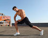 Picture of Pudolla Mens 2 in 1 Running Shorts 7" Quick Dry Gym Athletic Workout Shorts for Men with Phone Pockets(Black Medium)