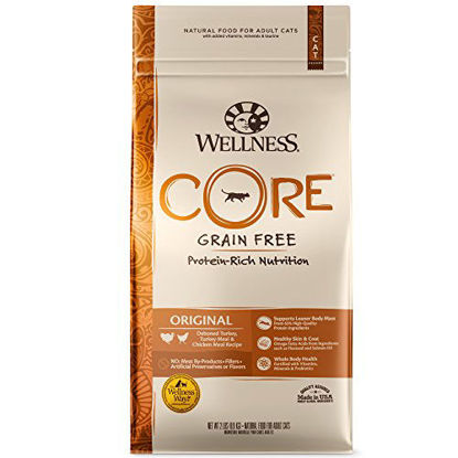 Picture of Wellness Core Grain-Free Original Formula Dry Cat Food, 2 Pound Bag