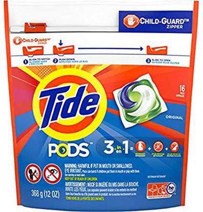Picture of Tide PODS Laundry Detergent, Original Scent, 16 Count by Tide