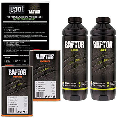 Picture of U-POL Raptor Tintable Urethane Spray-On Truck Bed Liner & Texture Coating, 2 Liters