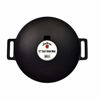 Picture of Jim Beam 12'' Pre Seasoned Heavy Duty Construction Cast Iron Grilling Wok, Large, Black