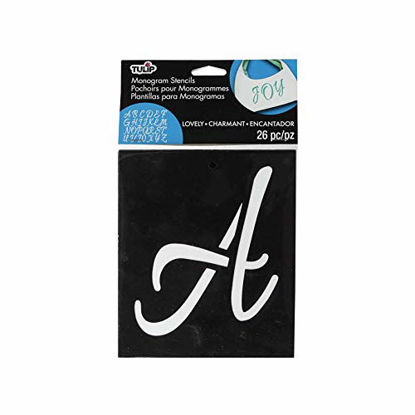 Picture of Tulip 33714 Contemporary Monogram Fabric Stencils