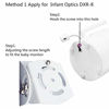 Picture of Baby Monitor Wall Mount for Infant Optics DXR-8,Adjustable Angle Mounting Brackets for Motorola,Babysense,HelloBaby and Most Universal Monitors Camera,Aluminum Alloy Material(White)