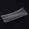 Picture of AKOAK 50 Pcs/Pack 6.29"/160cm Clear Plastic Travel Luggage Loops PVC Name Tag Loop Straps Bag Worn Loops for Luggage Bag ID Tag