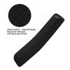 Picture of AKWOX Silicone Remote Case for Samsung BN59-01241A BN59-01242A BN59-01292A Remote Cover Shockproof Washable Remote Protector for Samsung UHD TV Remote Texture Design with Lanyard (Black)