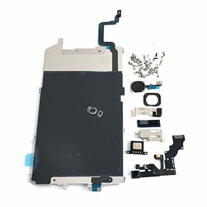 Picture of Screen LCD Metal Bracket Front Camera Flex Cable Small Parts Replacement for iPhone 6 Plus (Black)