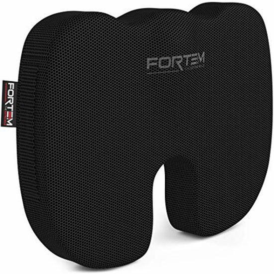 FORTEM Chair Cushion, Lumbar Support Pillow Memory Foam Washable