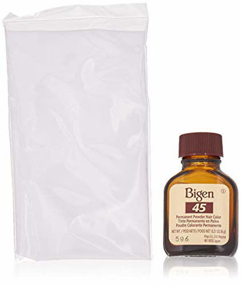 Picture of Bigen Permanent Powder Hair Color 45 Chocolate 1 ea (Pack of 4)