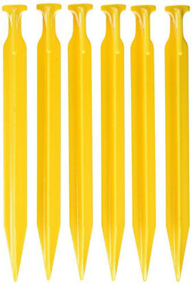 Picture of Coghlan's 9309 ABS 9" Tent Pegs - Pack of 6, Multicolor