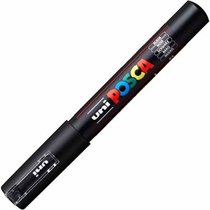 Picture of Posca Acrylic Paint Marker, Extra Fine, Black