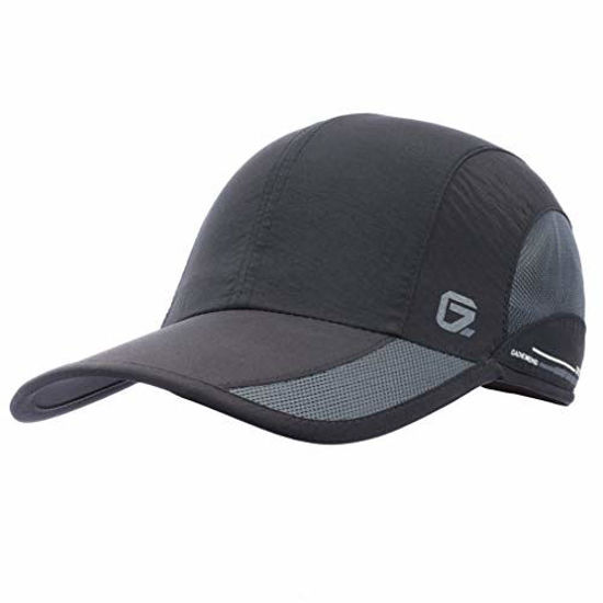 GetUSCart- GADIEMKENSD Quick Dry Sports Hat Lightweight Breathable Soft  Outdoor Run Cap Baseball Cap (Classic Upgrade, Black)