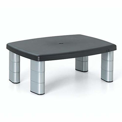 Picture of 3M Adjustable Monitor Stand, Silver/Black (MS80B)