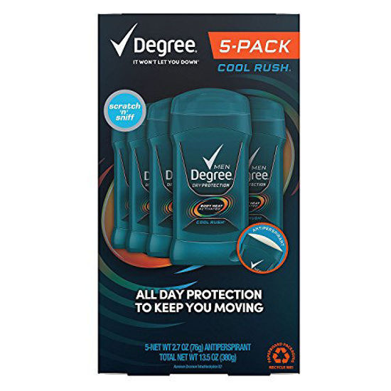 Picture of Degree Men Dry Protection Anti-Perspirant, Cool Rush (2.7 oz, 5 pk.)