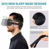 Picture of Sleep Mask, 100% Blackout 3D Contoured Sleep Eye Mask, Comfortable & Super Soft Sleeping Mask with Adjustable Straps for Women, Men, Concave Molded Night Eye Mask for Sleeping for Travel Yoga Naps