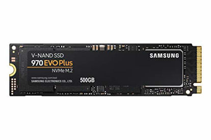 Picture of Samsung 970 EVO Plus SSD 500GB - M.2 NVMe Interface Internal Solid State Drive with V-NAND Technology (MZ-V7S500B/AM)