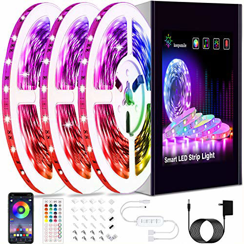 GetUSCart 50ft Led Strip Lights, Keepsmile 5050 RGB Color Changing Led