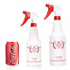 Picture of Plastic Spray Bottle 2 Pack, 32 Oz, All-Purpose Heavy Duty Spraying Bottles Sprayer Leak Proof Mist Empty Water Bottle for Cleaning Solution Planting Pet with Adjustable Nozzle - Red