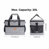 Picture of Lifewit 30L Soft Collapsible Cooler Bag Lunch Bag Box, Large Insulated Picnic Bag Travel Bag Soft-Sided Cooling Bag for Camping/BBQ/Family Outdoor Activities