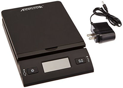 Picture of Accuteck 50 lb All-in-One Black Digital Shipping Postal Scale with Adapter (W-8250-50B)