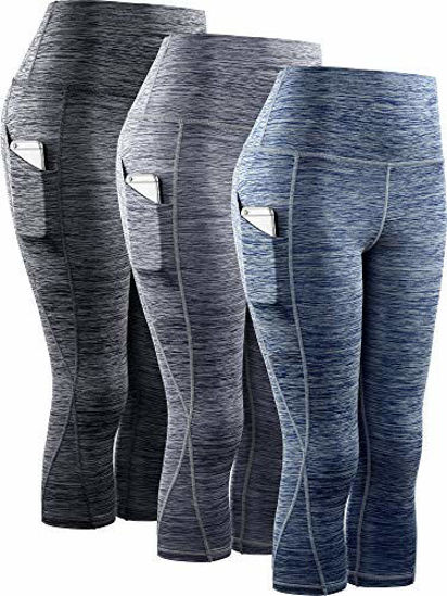 NELEUS Womens Yoga Running Leggings with Pocket Tummy Control High