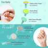 Picture of Baby Nail Clippers with Light, Lupantte Electric Baby Nail Trimmer, Safe Baby Nail File for Newborn to Toddler Toes and Fingernails, Kids Nail Care, Polish and Trim. (Green)
