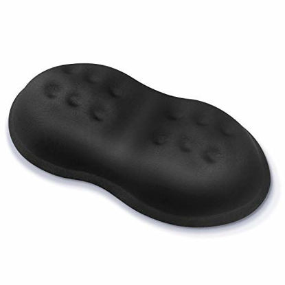 Picture of Vankey Soft Memory Foam Mouse Wrist Rest Support, Cool Ergonomic Hand Rest Support for Computer, Laptop, Office, PC Gaming - Massage Holes Design - Easy Typing Wrist Pain Relief and Repair
