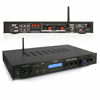 Picture of Pyle - 5 Channel Rack Mount Bluetooth Receiver, Home Theater Amp, Speaker Amplifier, Bluetooth Wireless Streaming, MP3/USB/SD/AUX/FM Radio, 200 Watt, w/ Digital ID3 LCD Display from - PDA7BU,Black