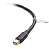 Picture of Cable Matters Mini DisplayPort to DisplayPort Adapter (Mini DP to DP) in Black - 4K Resolution Ready - Thunderbolt and Thunderbolt 2 Port Compatible