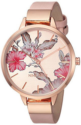 Picture of Nine West Women's NW/2044RGPK Rose Gold-Tone and Blush Pink Strap Watch