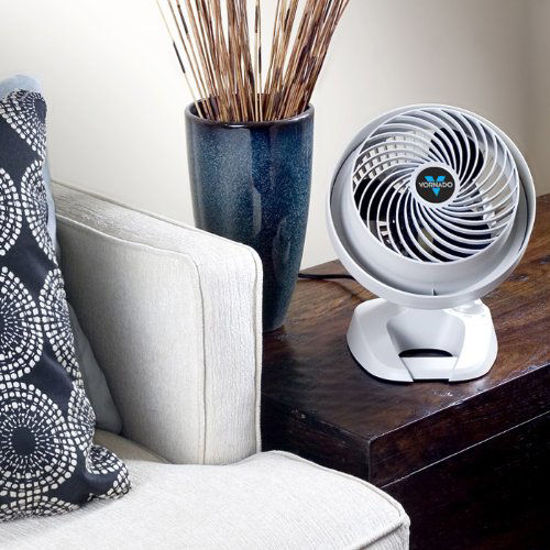 GetUSCart- Vornado 530 Compact Whole Room Air Circulator Fan, White