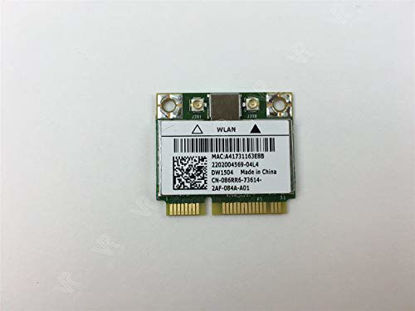 Picture of 86RR6 - Dell Wireless 1504 DW1504 WiFi 802.11 b/g/n Half-Height Mini-PCI Express Card - 86RR6