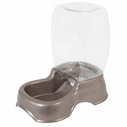 Picture of Petmate Pet Cafe Waterer Cat and Dog Water Dispenser 4 Sizes, 3 GAL, Pearl Tan