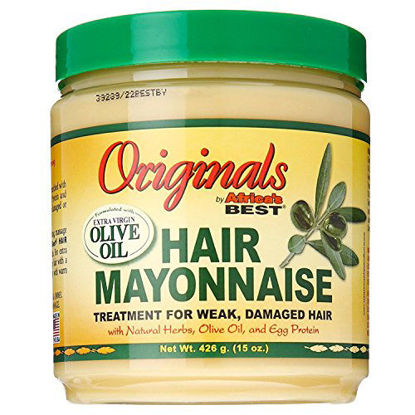 Picture of Africas Best Orig Hair Mayonnaise 15 Ounce Jar (443ml)