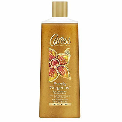 Picture of Caress Evenly Gorgeous Exfoliating Body Wash 18 oz (Pack of 2)