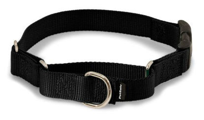 Picture of PetSafe Martingale Collar with Quick Snap Buckle, 1" Large, Black