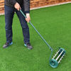 Picture of Goplus 18-inch Rolling Lawn Aerator Garden Yard Rotary Push Tine Spike Soil Aeration Heavy Duty