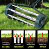 Picture of Goplus 18-inch Rolling Lawn Aerator Garden Yard Rotary Push Tine Spike Soil Aeration Heavy Duty