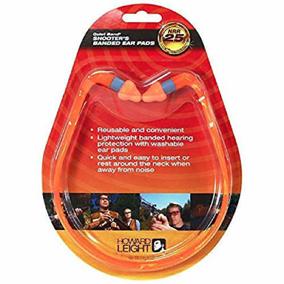 Picture of Howard Leight by Honeywell Quiet Band Shooting Earplugs, 1-Pair (R-01538)