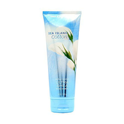 Picture of Bath & Body Works, Signature Collection Ultra Shea Body Cream, Sea Island Cotton, 8 Ounce