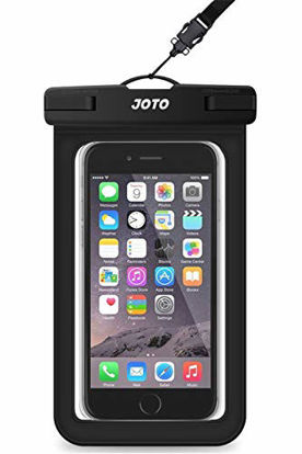 Picture of JOTO Universal Waterproof Pouch Cellphone Dry Bag Case for iPhone 12 Pro Max 11 Pro Max Xs Max XR X 8 7 6S Plus SE, Galaxy S20 Ultra S20+ S10 Plus S10e /Note 10+ 9, Pixel 4 XL up to 6.9" -Black