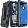 Picture of Google Pixel 2 XL Case, COVRWARE [Aegis Series] w/Built-in [Screen Protector] Heavy Duty Full-Body Rugged Holster Armor Case [Belt Swivel Clip][Kickstand], Blue