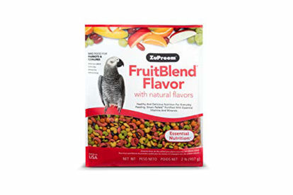 Picture of ZuPreem FruitBlend Flavor Pellets Bird Food for Large Birds, 3.5 lb Bag - Powerful Pellets Made in The USA, Naturally Flavored for Amazons, Macaws, Cockatoos (3.5 lb Bag)