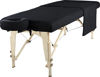 Picture of Master Massage Universal Massage Table Flannel Sheet Set 3 in 1 Table Cover, Face Cushion Cover, Table Sheet (Black)