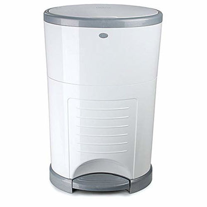 Picture of Dekor Plus Hands-Free Diaper Pail, White