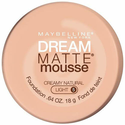 Picture of Maybelline New York Dream Matte Mousse Foundation, Creamy Natural, 0.64 Fl Oz (Pack of 1)
