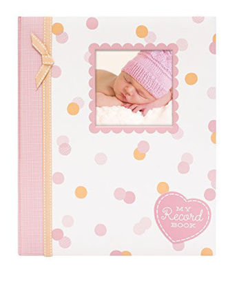Picture of Lil Peach First 5 Years Baby Memory Book, Cherish Every Precious Moment of Your Baby, Perfect Baby Shower Gift, Pink and Peach Confetti Polka Dots
