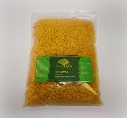 Picture of 2 Fl.oz Premium Yellow Beeswax Organic Pastilles 100% Natural Pure