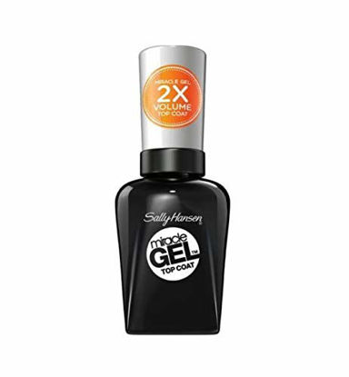 Picture of Sally Hansen Miracle Gel Nail Color, Top Coat [101] 0.5 oz (Pack of 2)