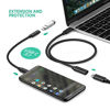 Picture of UGREEN USB C Extension Cable Male to Female Type C Extender Cord Thunderbolt 3 Compatible for Nintendo Switch, MacBook Pro, Google Pixel 3 2 XL, Samsung Galaxy S10 S9 S8 Plus Note 8 (1.5FT)